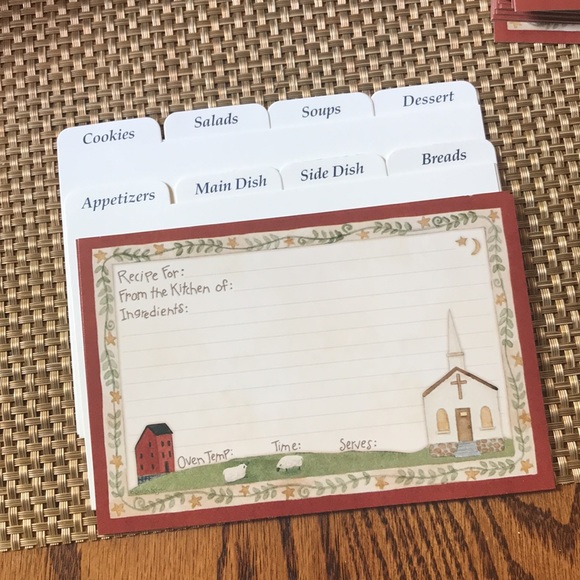 Recipe Box & Cards - Picture 3 of 16